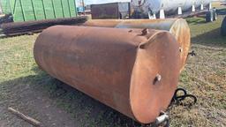 Pair of fuel storage tanks