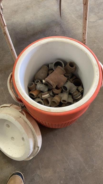 Lot of pipe fittings