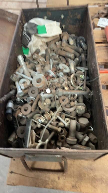 Box of misc bolts