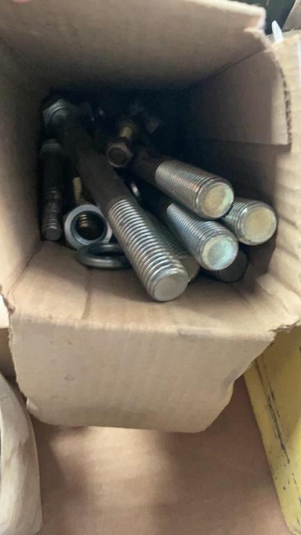 Box of new nuts & bolts
