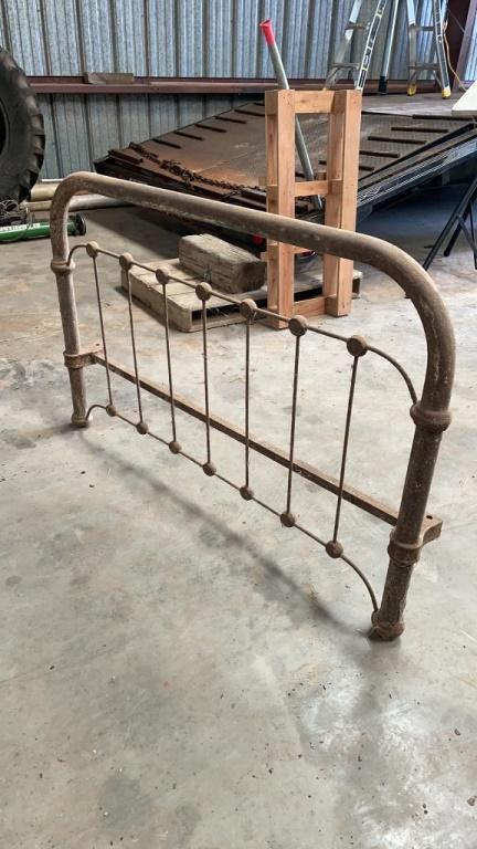 Antique headboard