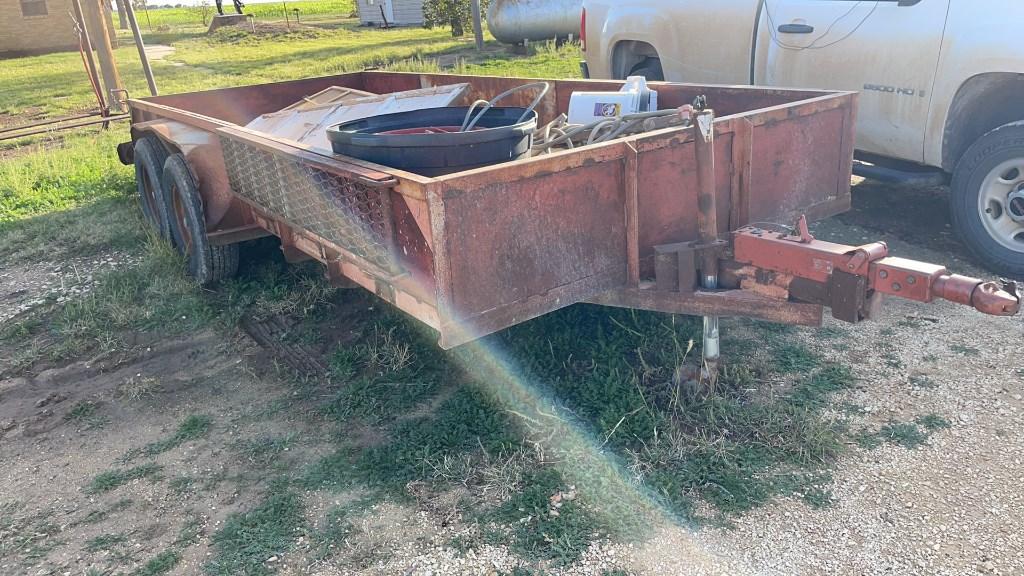 1977 HALE 16’ Utility Trailer w/ramps