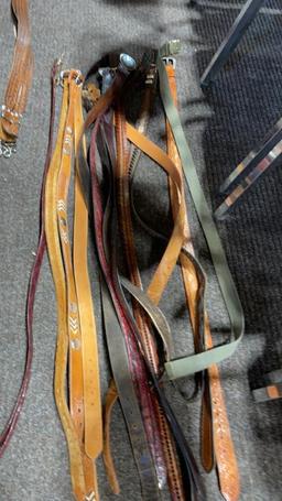 Lot of men’s belts & suspenders