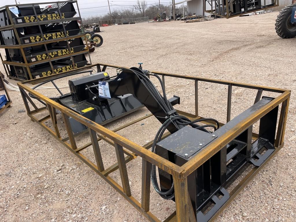 Swing Mower for Skid Steer