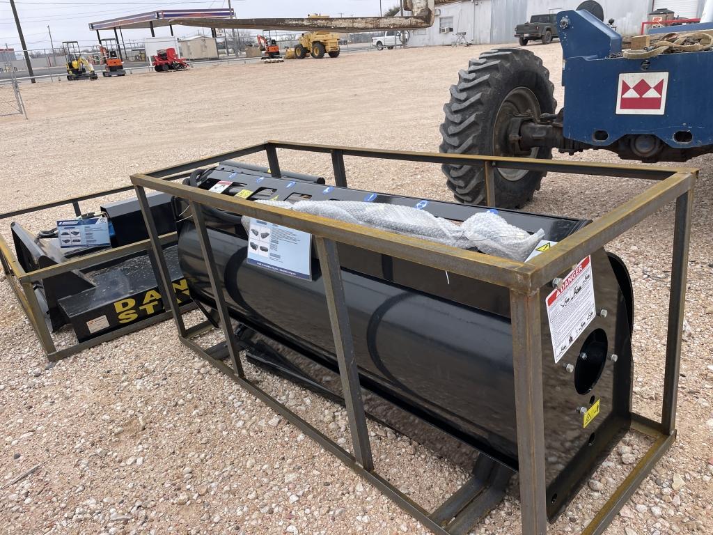 Unused Vibratory roller for skid steer