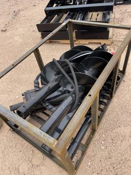 Mower King skid steer auger