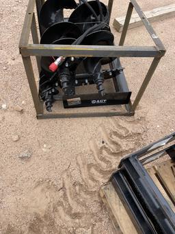 Mower King skid steer auger