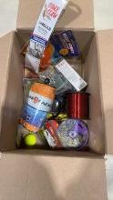 Box of misc fishing accessories