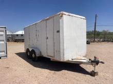 1988 Bruton 16' Cargo Trailer