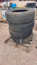 Lot of 4 LT275/65R20 tires