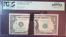 1977 A $1 Federal Reserve Note