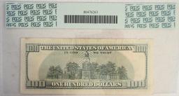 1996 $100 Federal Reserve Note