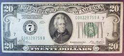 1928 $20 Federal Reserve Note