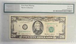 1985 $20 Federal Reserve Note