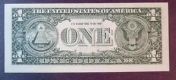 1988A $1 Federal Reserve Note