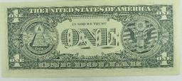 1969 B $1 Federal Reserve Note
