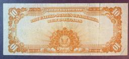 1922 $10 Gold Certificate