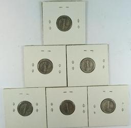 1936-1941 Mercury Dimes