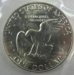 1974 Ike Unc Silver Dollar