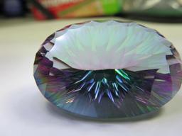 83.02 ct. Mystic Topaz laser cut huge