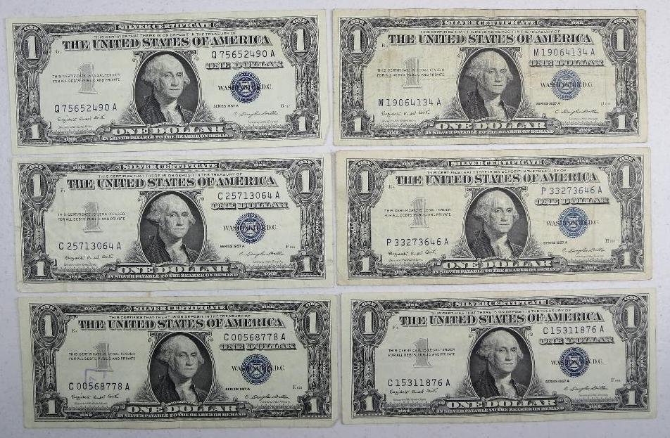 1957 A $1 Silver Certificate