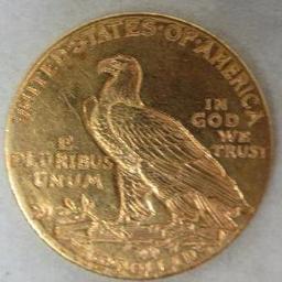 1909 D $5 Gold Indian