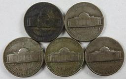 1945-D Jefferson Nickels