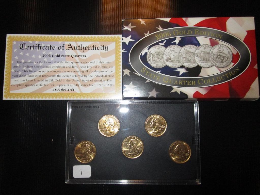2006 Gold State Quarter Set