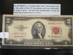 1953A $2 Red Seal