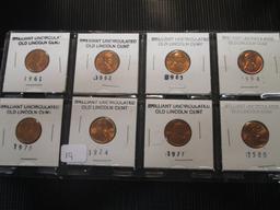 Uncirculated Lincoln Pennies (8)