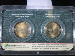 Complete 2000 Sacagawea Dollar Set