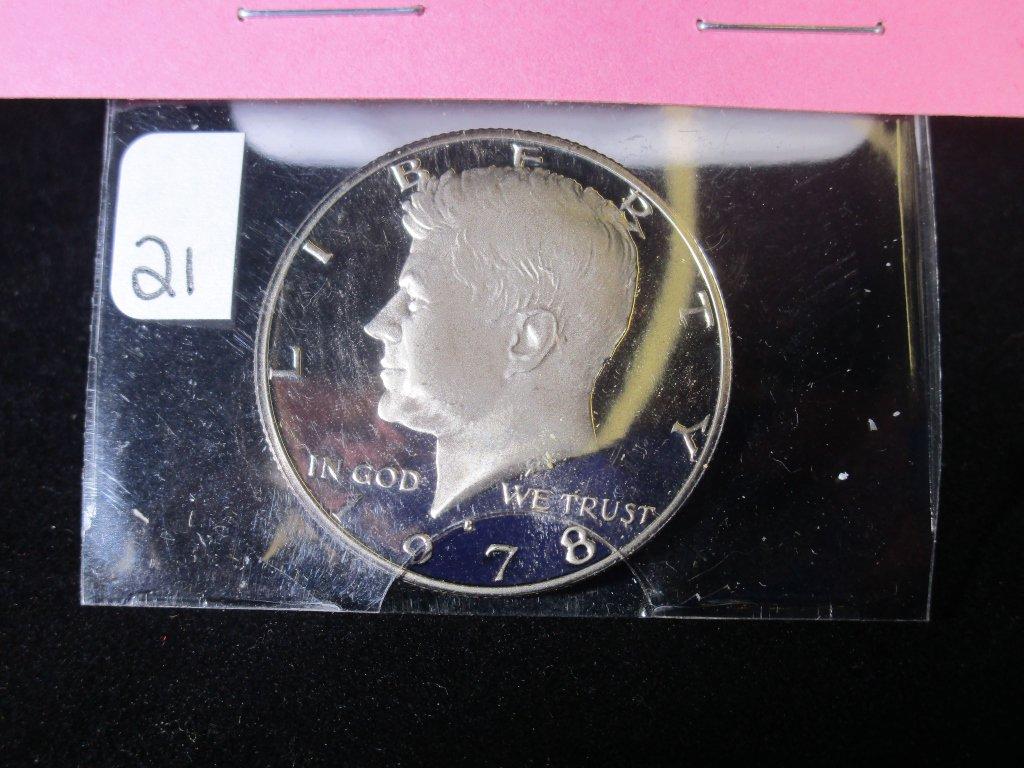 Proof Kennedy Half Dollar 1978