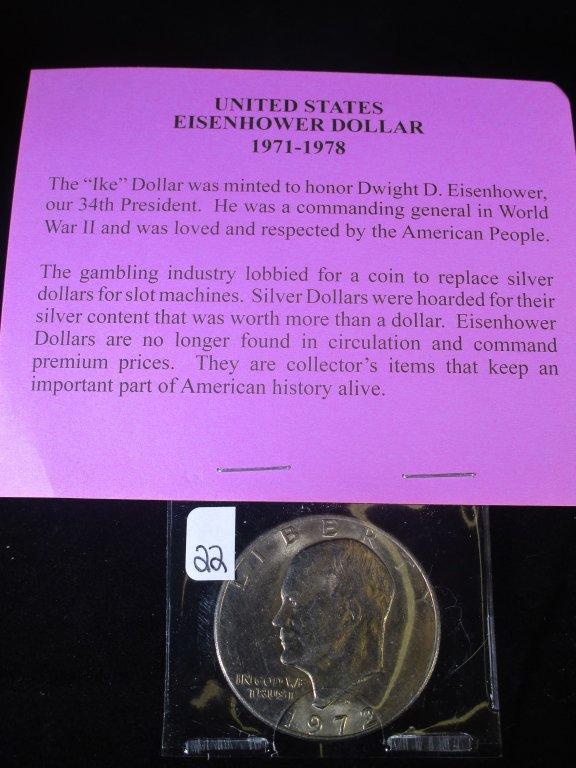 Eisenhower Dollar 1973