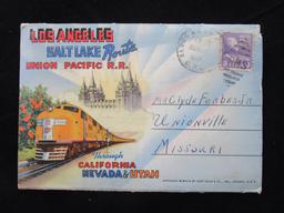 LA to Salt Lake Picture Envelope