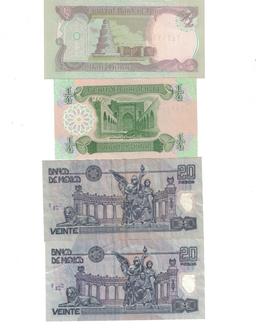 Set of 7 Foreign Bills