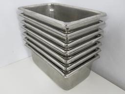 1/4 Size Stainless Steel Inserts 4" Deep