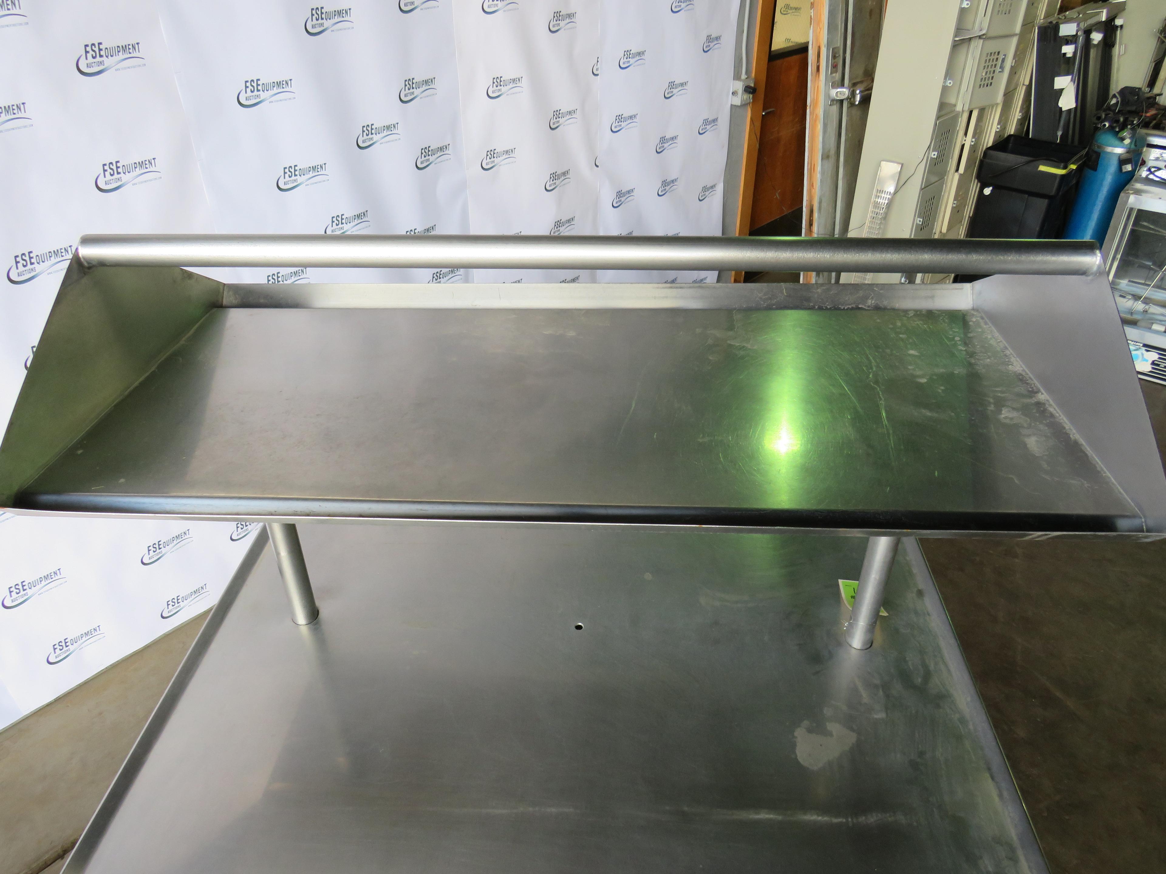 Stainless Steel Sorting Dish Table w/Casters