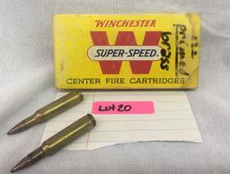 Winchester Super-Speed 222 Remington