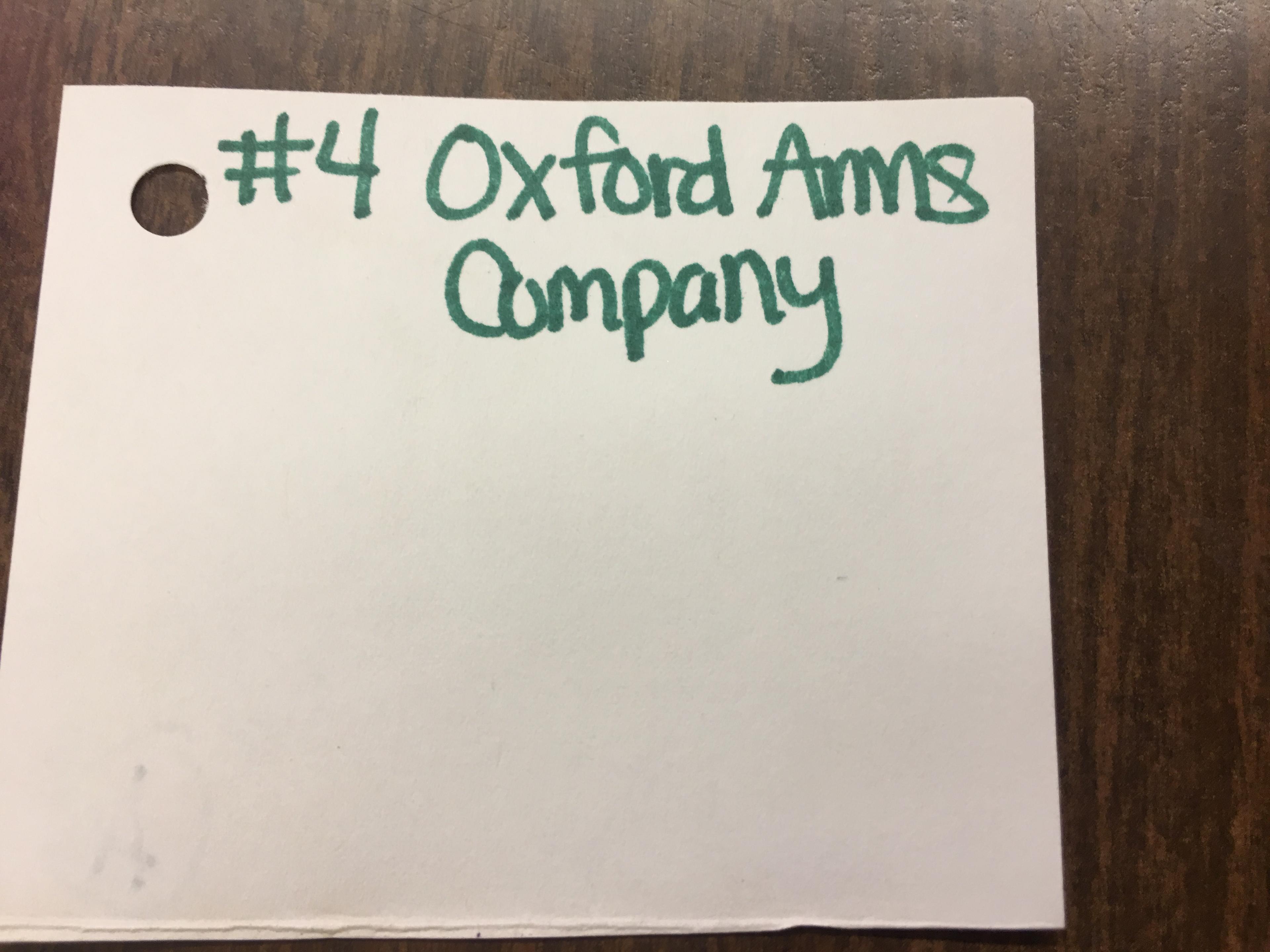 Oxford Arms Company Genuine Armory Steel