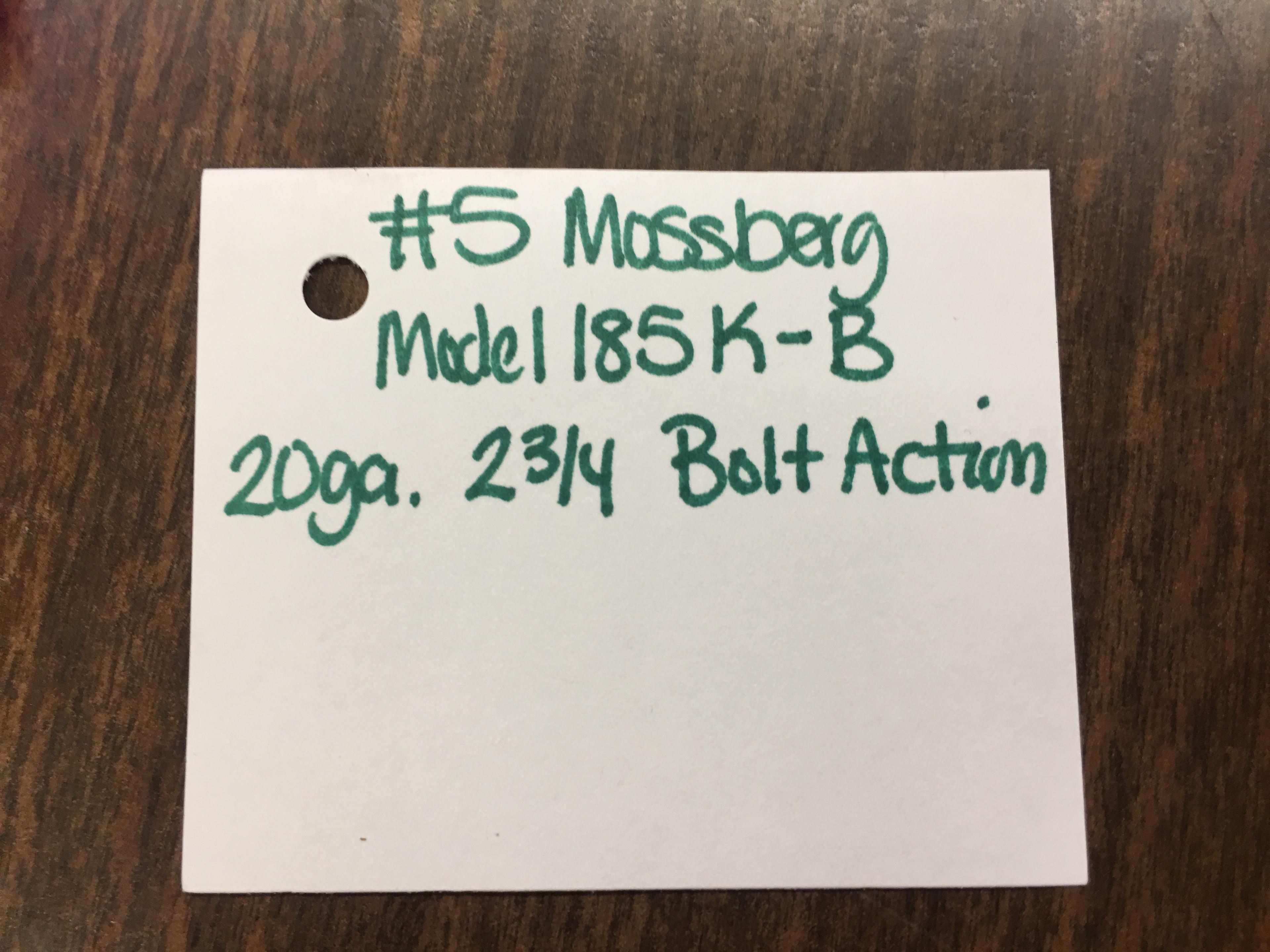 Mossberg Model 185K-B 20 ga.