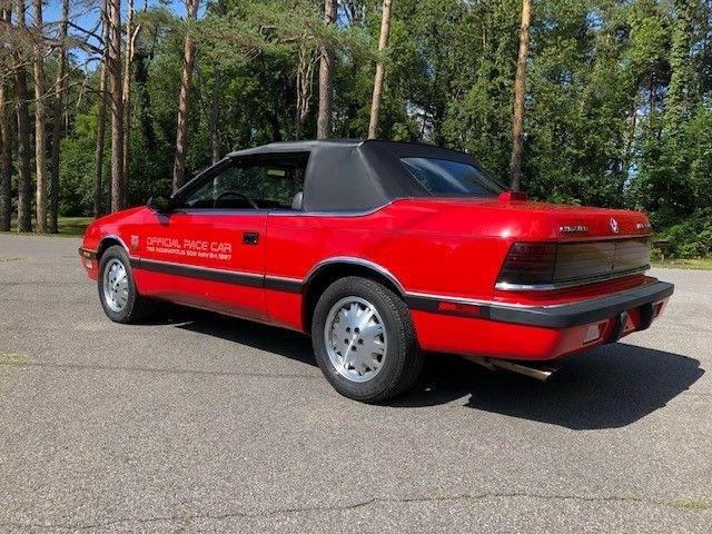 1987 Chrysler LeBaron Indy Pace Car