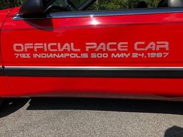 1987 Chrysler LeBaron Indy Pace Car