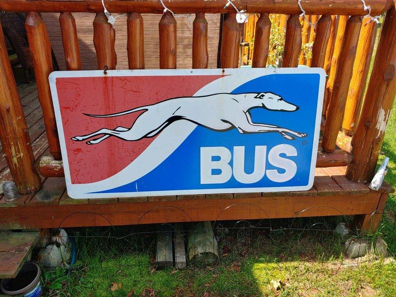 Greyhound Bus Sign