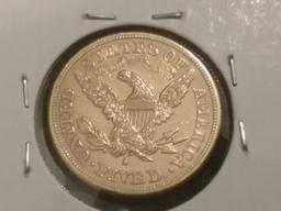 GOLD 1880-S $5 Half-Eagle