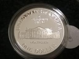 1993 $1 Silver Commemorative (Madison)