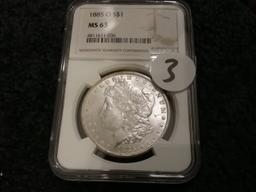 NGC 1885-O $1 Morgan Dollar