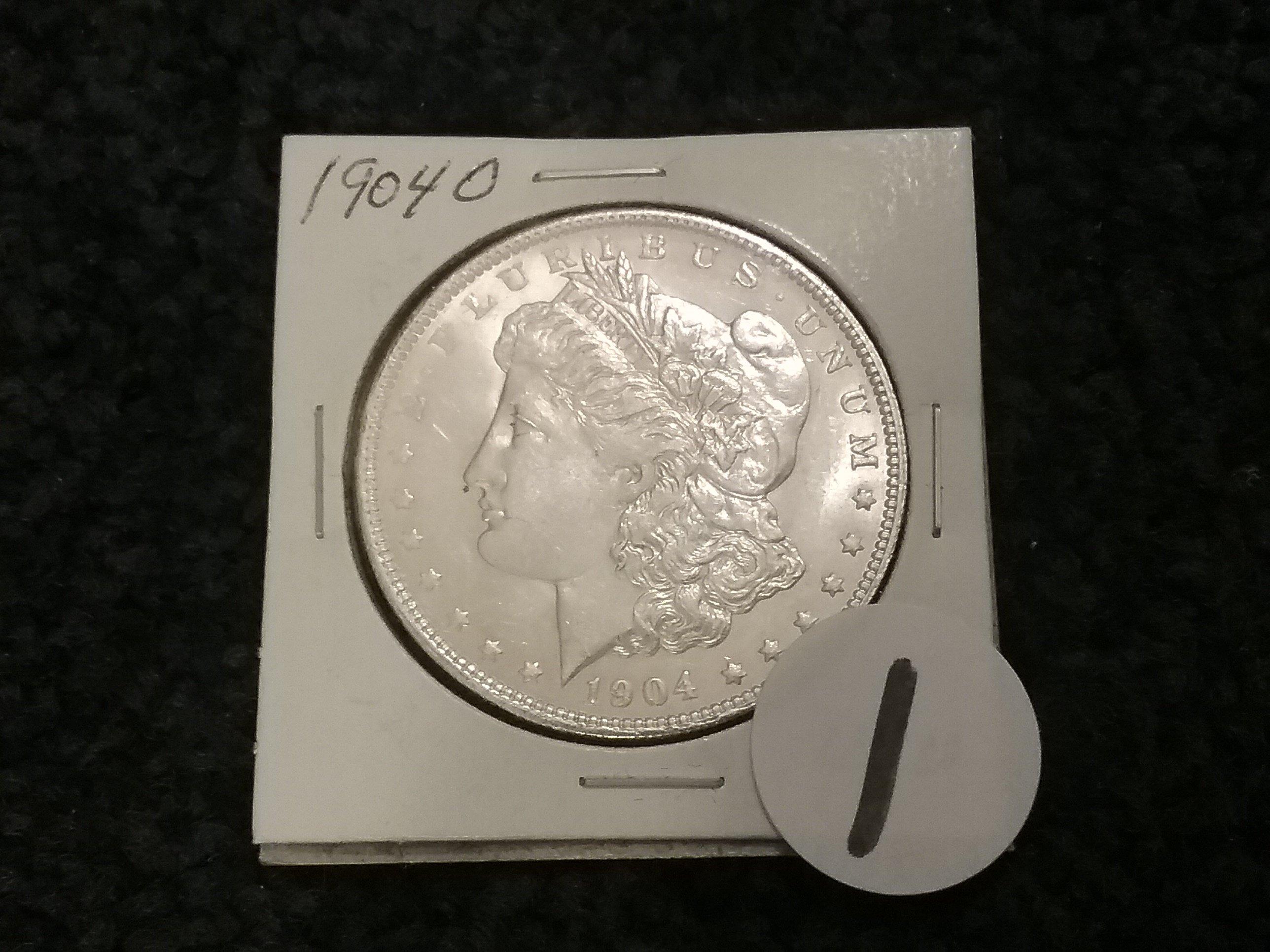 1904-O Morgan Dollar About Uncirculated