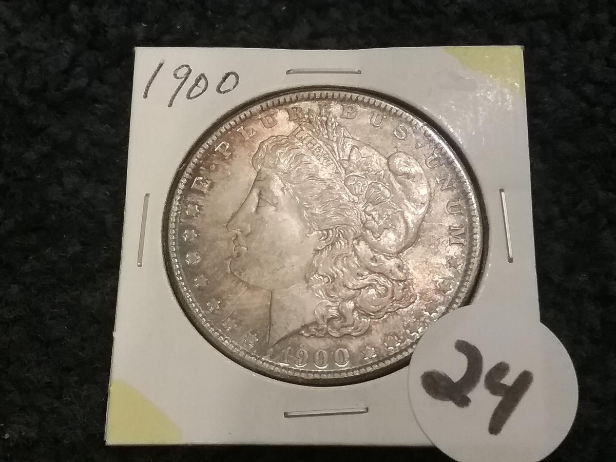 Beautiful 1900 Morgan Dollar Uncirculated