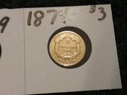 AUCTION HIGHLIGHT!!! 1874 $3 GOLD