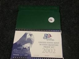 1998 Proof Set and 2002 State Quarters Proof Set